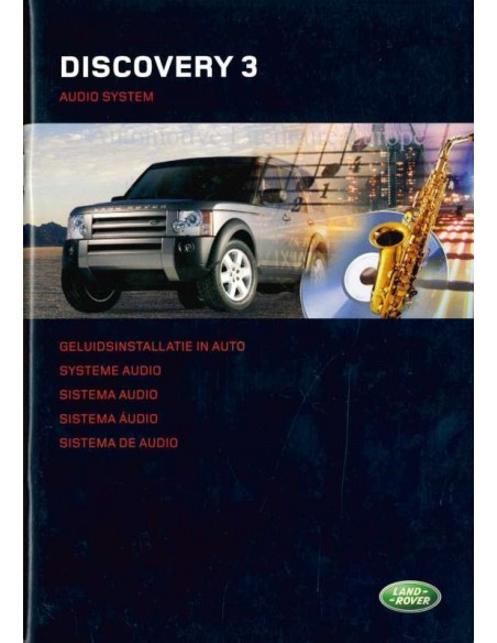2004 LAND ROVER DISCOVERY 3 AUDIO SYSTEM OWNERS MANUAL DUTCH