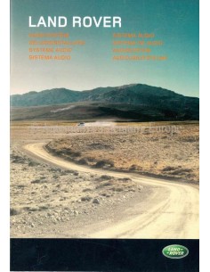 2001 LAND ROVER AUDIO SYSTEM OWNERS MANUAL DUTCH