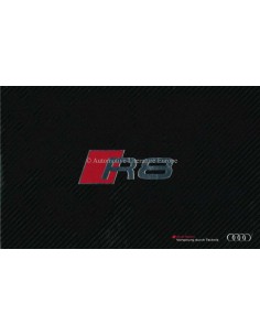 2015 AUDI R8 V10 COUPE PROSPEKT ENGLISCH