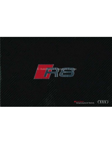 2015 AUDI R8 V10 COUPE BROCHURE ENGELS