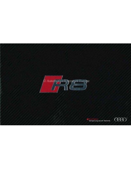 2015 AUDI R8 V10 COUPE BROCHURE ENGELS