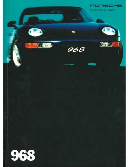 1994 PORSCHE 968 HARDCOVER PROSPEKT DEUTSCH
