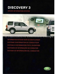 2004 LAND ROVER DISCOVERY 3 DRIVER INFORMATION SYSTEM OWNERS MANUAL DUTCH
