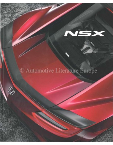 2016 HONDA NSX BROCHURE FRANS