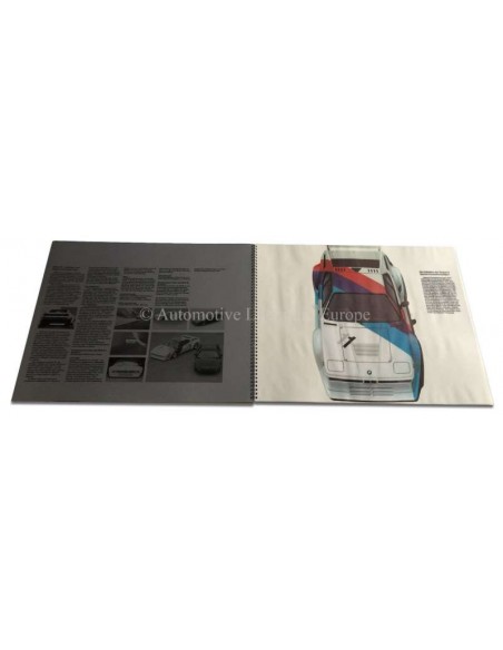 1978 BMW M1 BROCHURE FRENCH