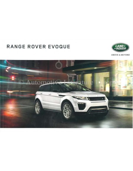 2016 RANGE ROVER EVOQUE PROSPEKT NIEDERLÄNDISCH
