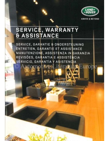 2015 LAND ROVER GUARANTEE & MAINTENANCE DUTCH