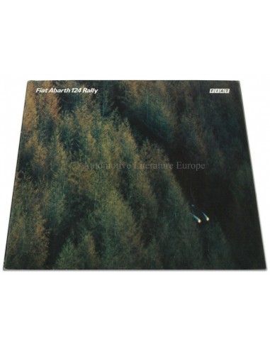 1973 FIAT ABARTH 124 RALLY BROCHURE DEUTSCH