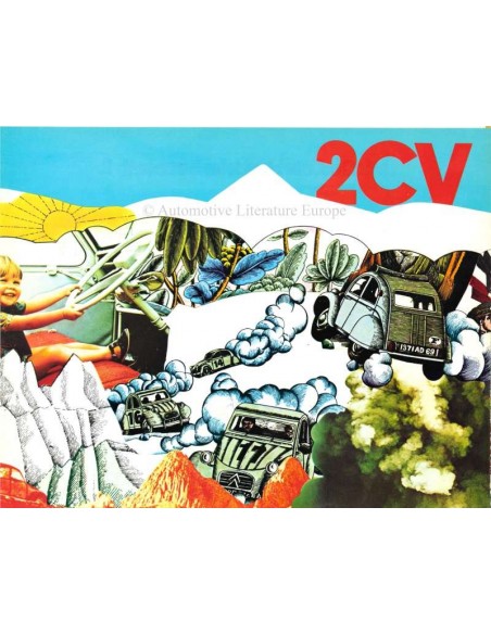 1971 CITROEN 2CV PROSPEKT NIEDERLÄNDISCH