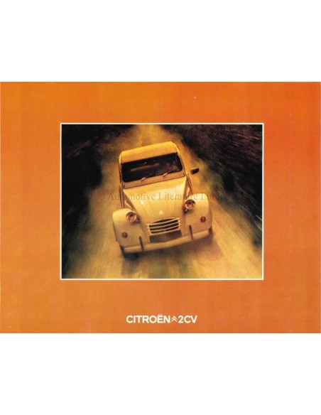 1973 CITROEN 2CV BROCHURE DUITS