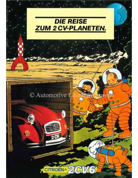 1983 CITROEN 2CV6 BROCHURE DUITS