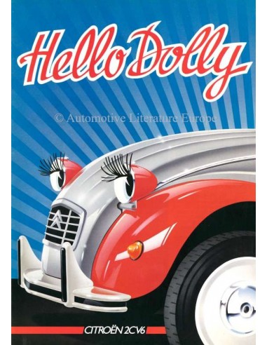 1986 CITROEN 2CV6 DOLLY PROSPEKT FRANZÖSISCH