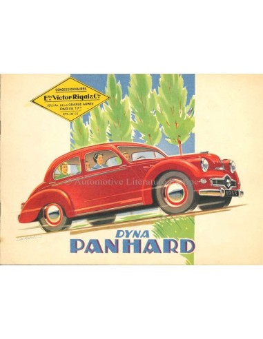 1953 PANHARD DYNA BROCHURE FRENCH