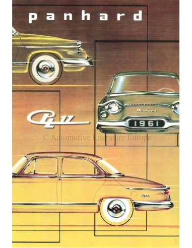 1961 PANHARD PL.17 BROCHURE DUTCH