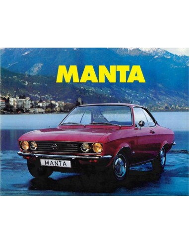 1972 OPEL MANTA PROSPEKT NIEDERLÄNDISCH