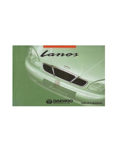 2000 DAEWOO LANOS INSTRUCTIEBOEKJE ENGELS