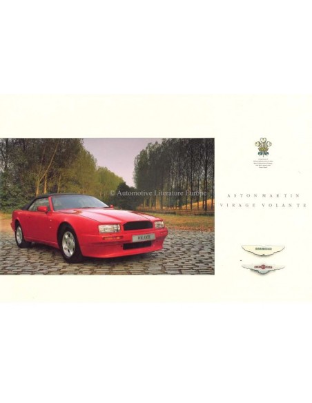 1990 ASTON MARTIN VIRAGE VOLANTE BROCHURE ENGELS