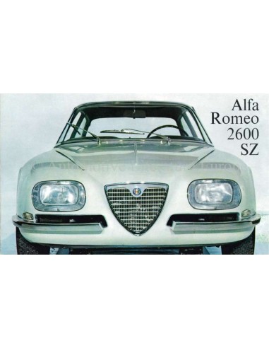 1965 ALFA ROMEO 2600 SZ BROCHURE GERMAN