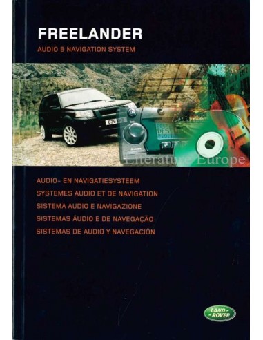 2004 LAND ROVER FREELANDER AUDIO & NAVIGATION SYSTEM OWNERS MANUAL DUTCH