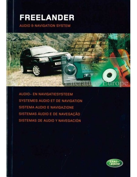 2004 LAND ROVER FREELANDER AUDIO & NAVIGATION SYSTEM OWNERS MANUAL DUTCH