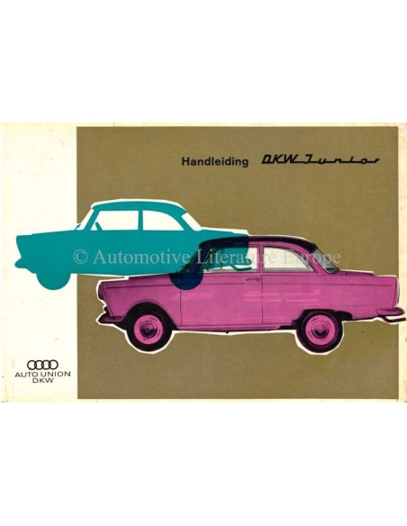1965 DKW JUNIOR INSTRUCTIEBOEKJE NEDERLANDS