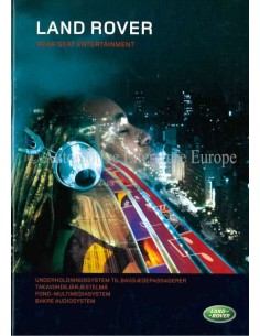 2007 LAND ROVER MULTIMEDIASYSTEEM ACHTERIN INSTRUCTIEBOEKJE DUITS