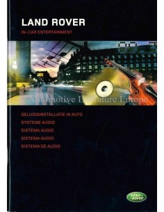 2004 LAND ROVER AUDIO SYSTEM OWNERS MANUAL DUTCH