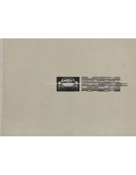 1969 PORSCHE 911 | 912 BROCHURE GERMAN