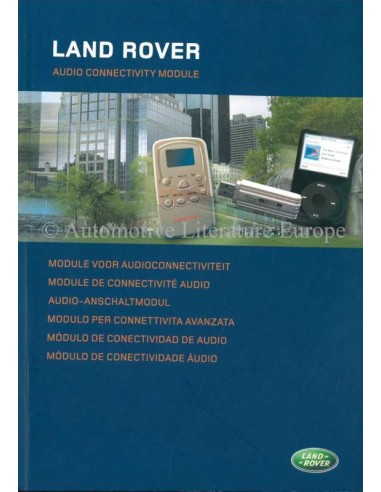 2006 LAND ROVER AUDIO-ANSCHALTMODUL BETRIEBSANLEITUNG