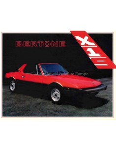 1984 BERTONE X1/9 PROSPEKT