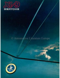 1986 BERTONE X1/9 BROCHURE