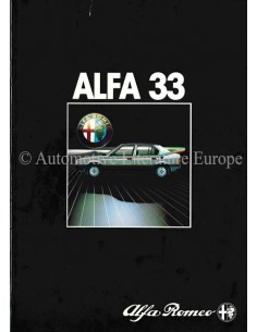 1983 ALFA ROMEO 33 BROCHURE NEDERLANDS