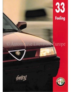 1994 ALFA ROMEO 33 FEELING BROCHURE NEDERLANDS