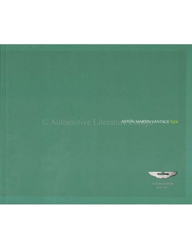2008 ASTON MARTIN VANTAGE N24 BROCHURE ENGLISH
