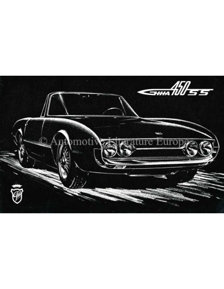 1966 GHIA 450 SS PROSPEKT ENGLISCH