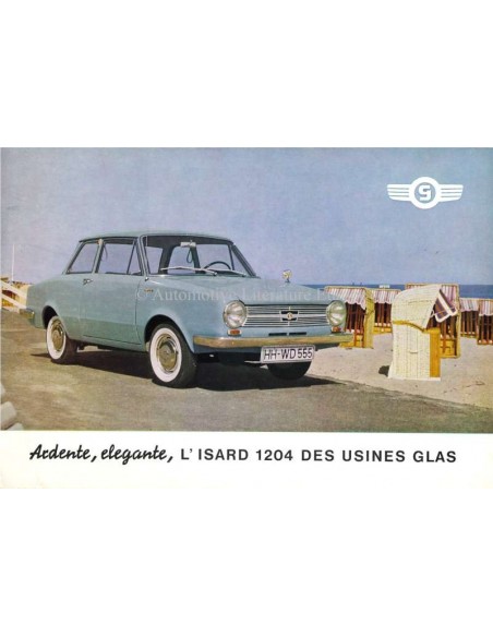 1964 GLAS ISARD 1204 BROCHURE FRENCH