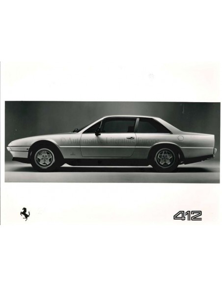 1985 FERRARI 412 PRESSEMAPPE DEUTSCH 353/85