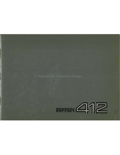 1985 FERRARI 412 PERSMAP DUITS 353/85