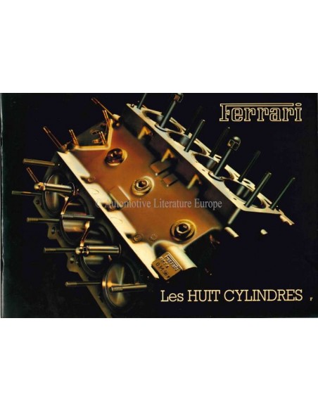 1985 FERRARI 8 CILINDERS PERSMAP FRANS 368/85