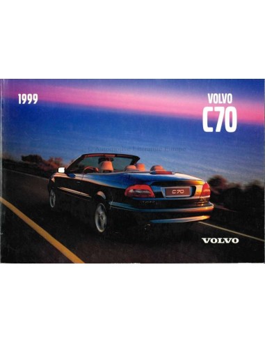 1999 VOLVO C70 OWNERS MANUAL ENGLISH