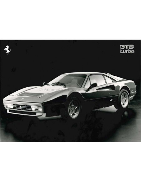 1986 FERRARI TURBO PERSMAP ITALIAANS 424/86