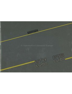 1986 FERRARI TURBO PERSMAP ITALIAANS 424/86
