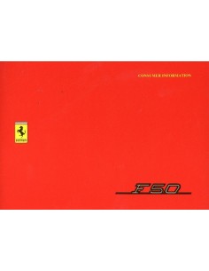1995 FERRARI F50 KLANT INFORMATIE INSTRUCTIEBOEK 996/95