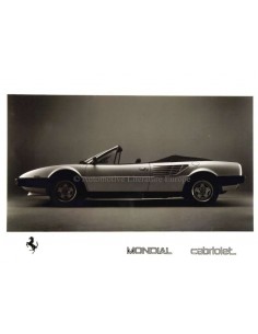 1984 FERRARI MONDIAL CABRIOLET PRESSEMAPPE DEUTSCH 296/84 2