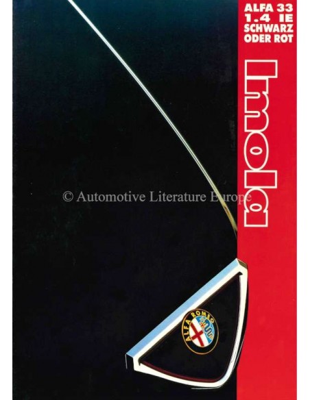 1994 ALFA ROMEO 33 IMOLA 1.4 IE PROSPEKT DEUTSCH