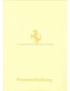 1984 FERRARI MONDIAL CABRIOLET PRESSKIT GERMAN 296/84