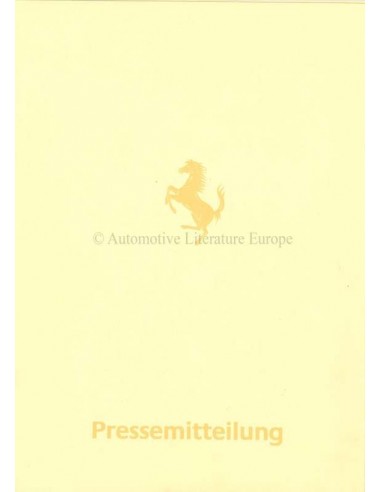 1984 FERRARI MONDIAL CABRIOLET PERSMAP DUITS 296/84