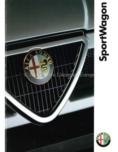 1992 ALFA ROMEO SPORTWAGON BROCHURE NEDERLANDS