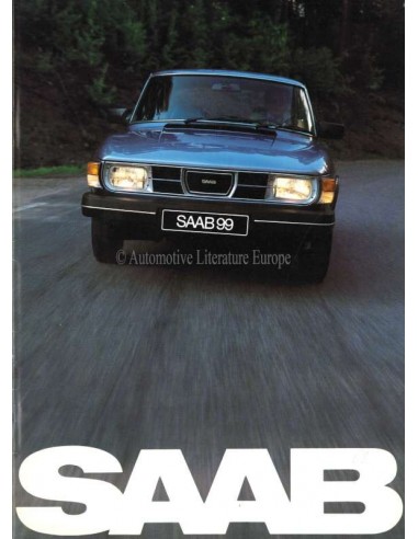 1982 SAAB 99 BROCHURE NEDERLANDS