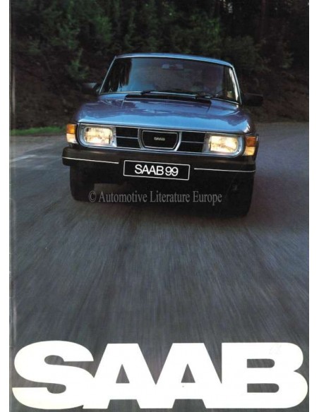1982 SAAB 99 BROCHURE NEDERLANDS